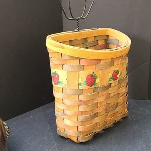 Vintage Wicker Wall Pocket